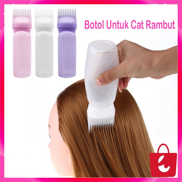 Jual BISA COD Botol Cat Rambut Alat Penata Pewarna Rambut Salon Ukuran ...