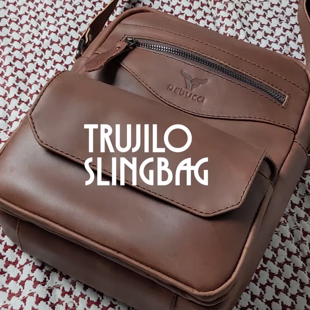 Jual Debucci leather goods -Trujilo slingbag/Tas Selempang Pria Kulit ...