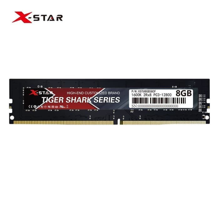 Jual MEMORY RAM DDR3 8GB XSTAR TIGER SHARK | Shopee Indonesia