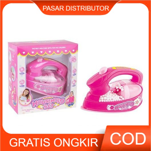 Jual Mainan Anak Household Set Setrikaan Iron Setrika Mini Appliance
