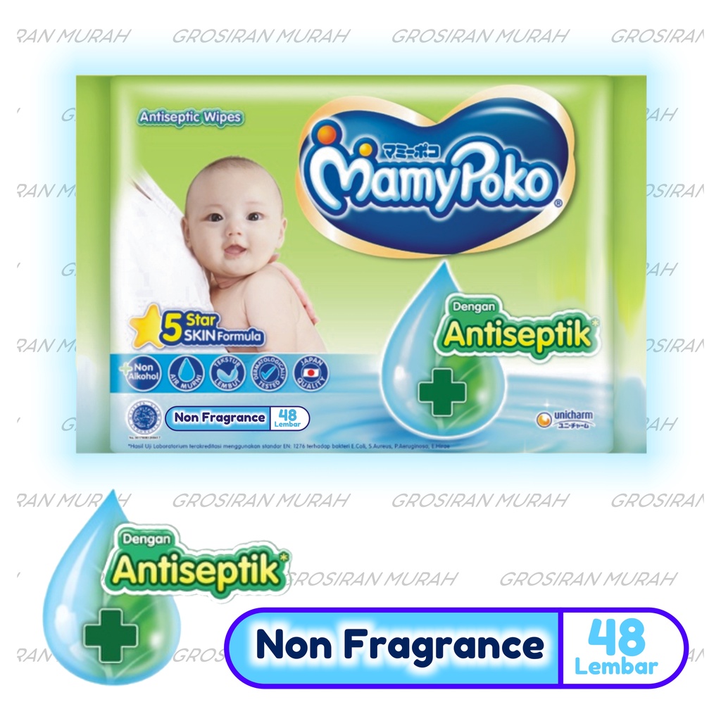 Jual Mamypoko Baby Wipes All Varian Air Murni Antiseptik Hand