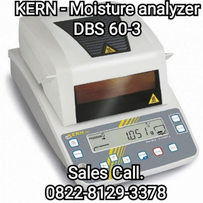 Jual Kern Moisture Analyzer DBS 603 / KERN DBS 603 Shopee Indonesia