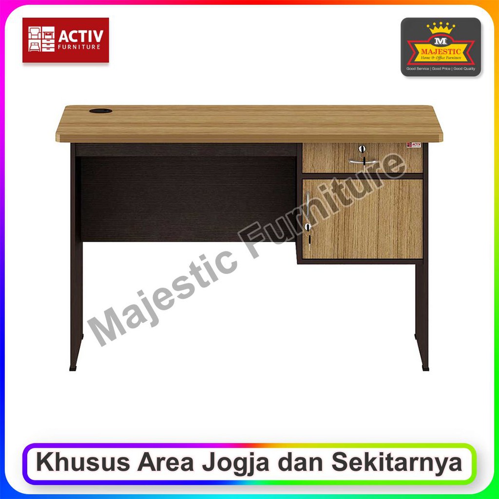 Jual Meja Kerja Tulis Kantor Activ Vino Mt 121 Jogja Shopee Indonesia