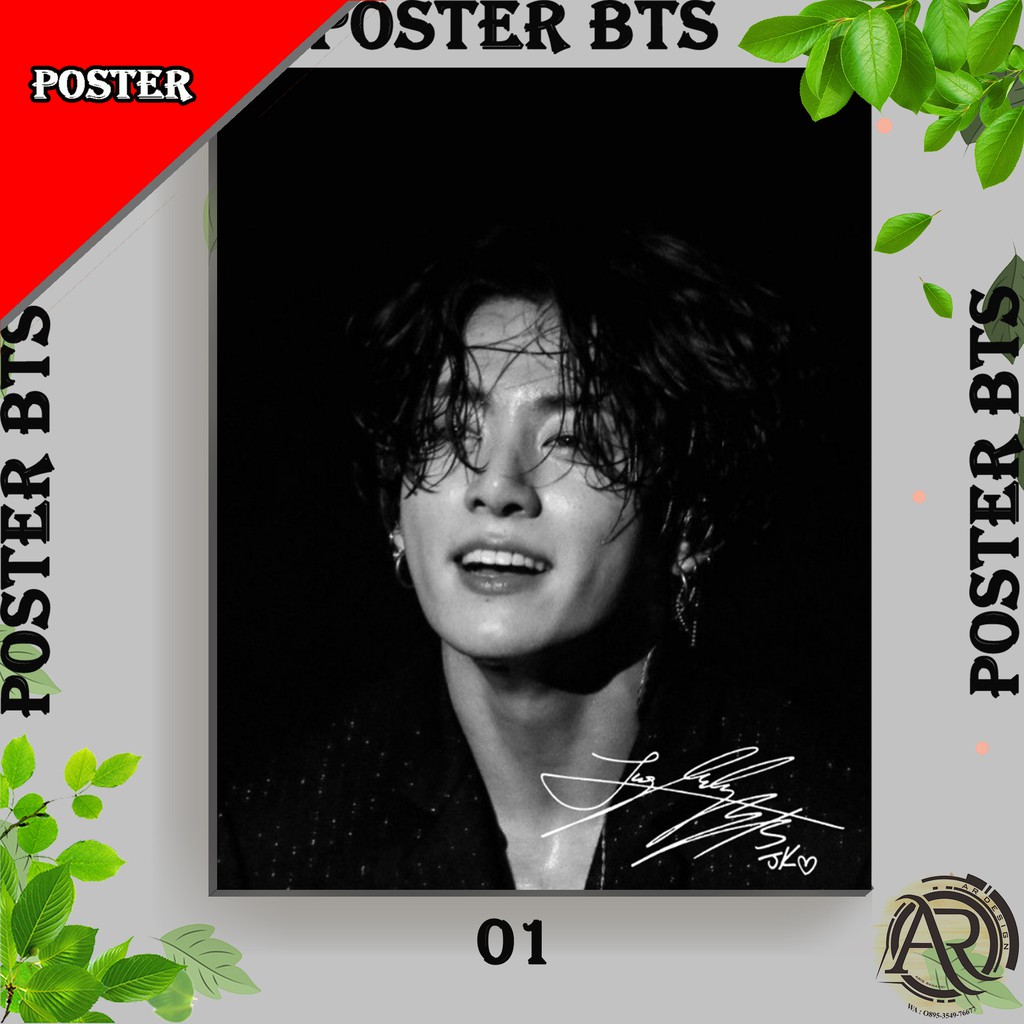 Jual poster BTS hitam putih | Shopee Indonesia