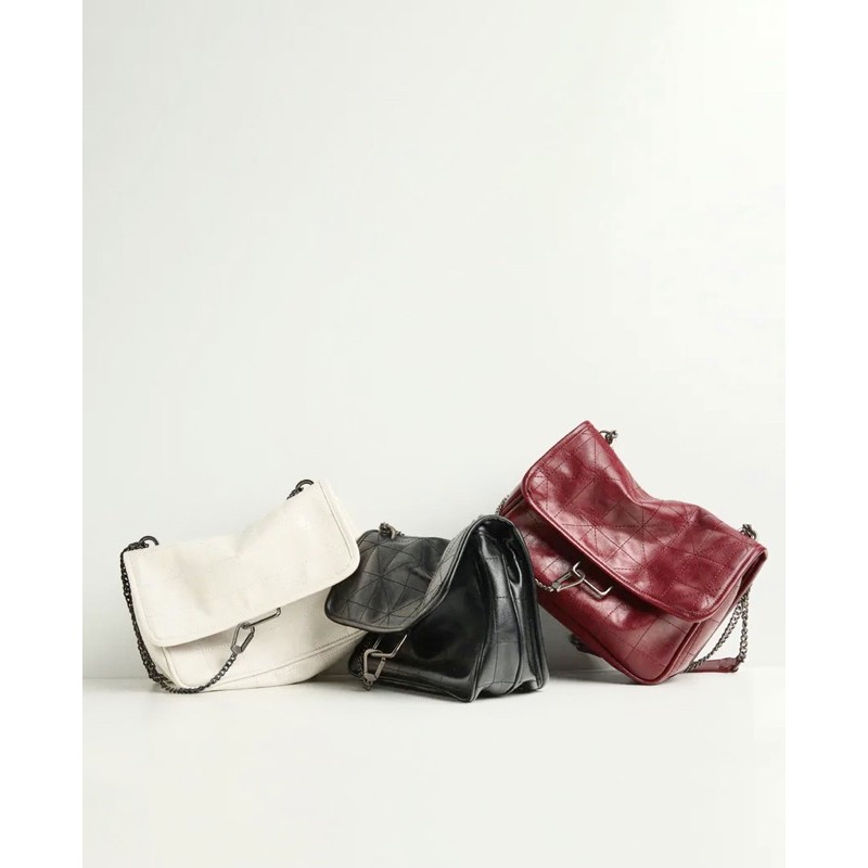 Rocker soft crossbody discount wallet bag zara