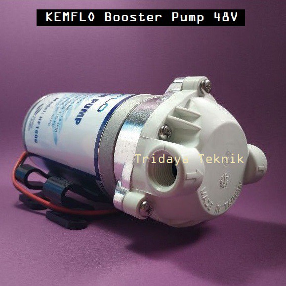 Jual Pompa RO Booster Pump Kemflo 48v dengan Adaptor 48V/2A Shopee