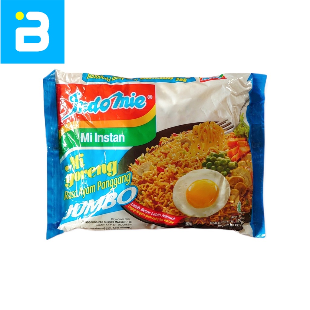 Jual Indomie Goreng Rasa Ayam Panggang Jumbo 127 G | Shopee Indonesia