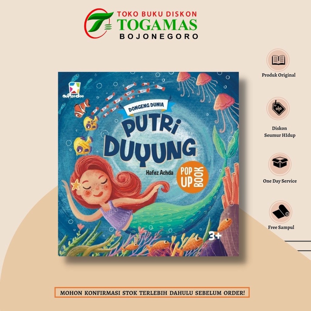 Jual OPREDOO POP UP BOOK DONGENG DUNIA: PUTRI DUYUNG [HC] | Shopee ...