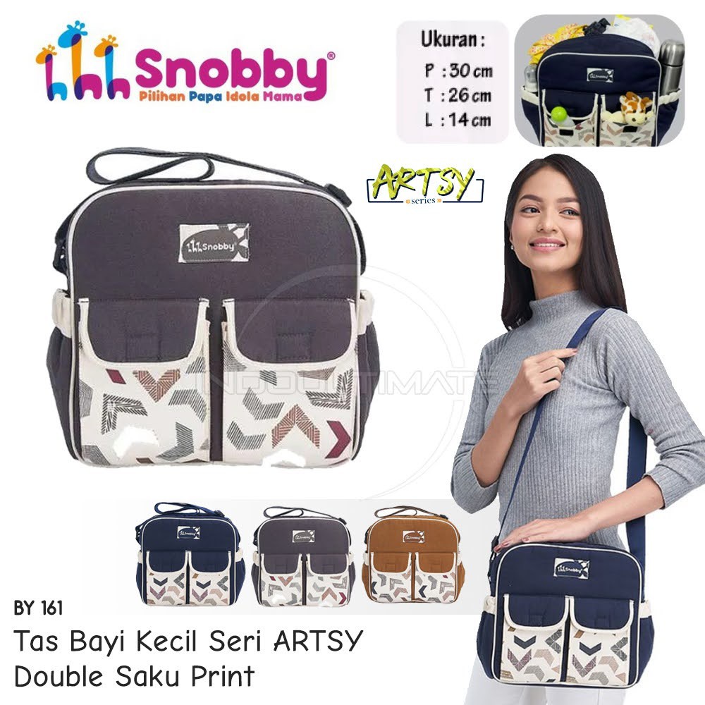 Jual Tas Bayi Kecil Snobby Artsy Series Double Saku Print Tpt