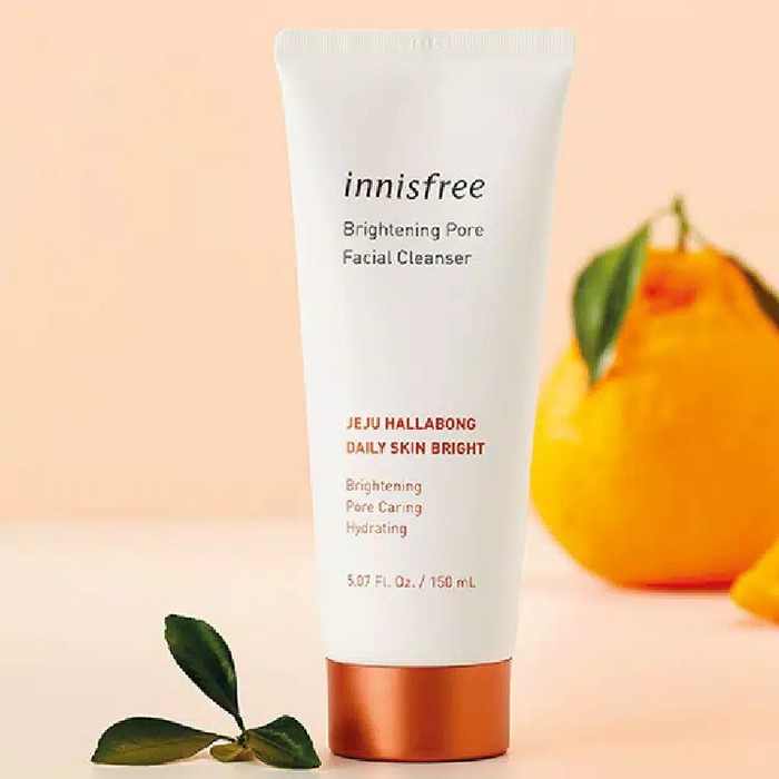 Jual Innisfree Jeju Hallabong Daily Skin Bright Brightening Pore Facial