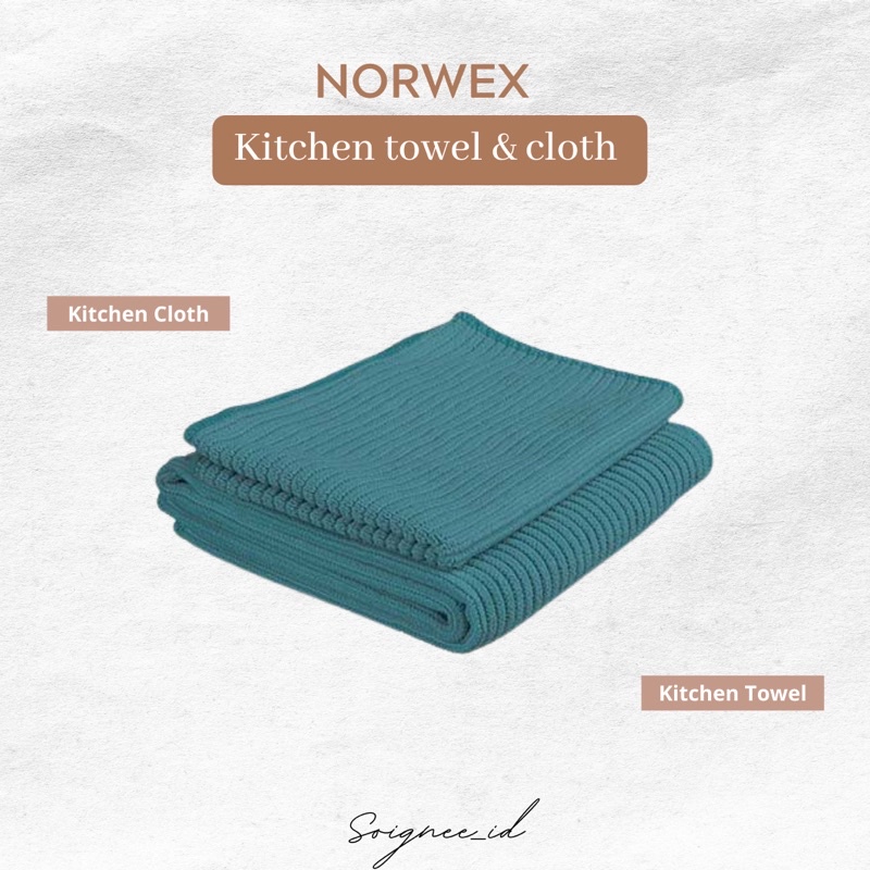 Norwex Kitchen Towel 65cm x 35cm cleaning surface super soft absorbent fast  dry