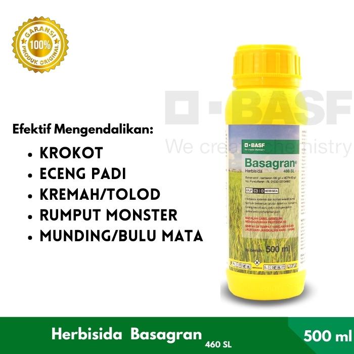 Jual Obat Rumput Teki [racun Rumput] Herbisida Sistemik Padi Basagran