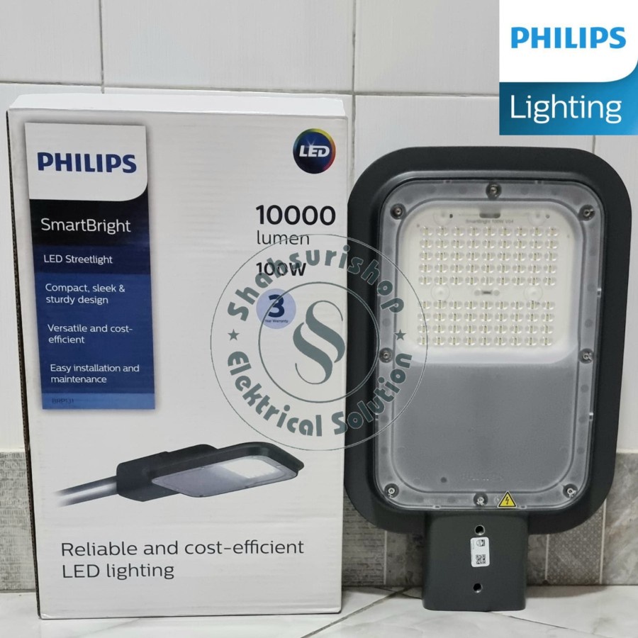 Jual Philips Lampu Pju Led Brp131 Led100 Nw Cw 100w 220 240v Dm Dm Gm