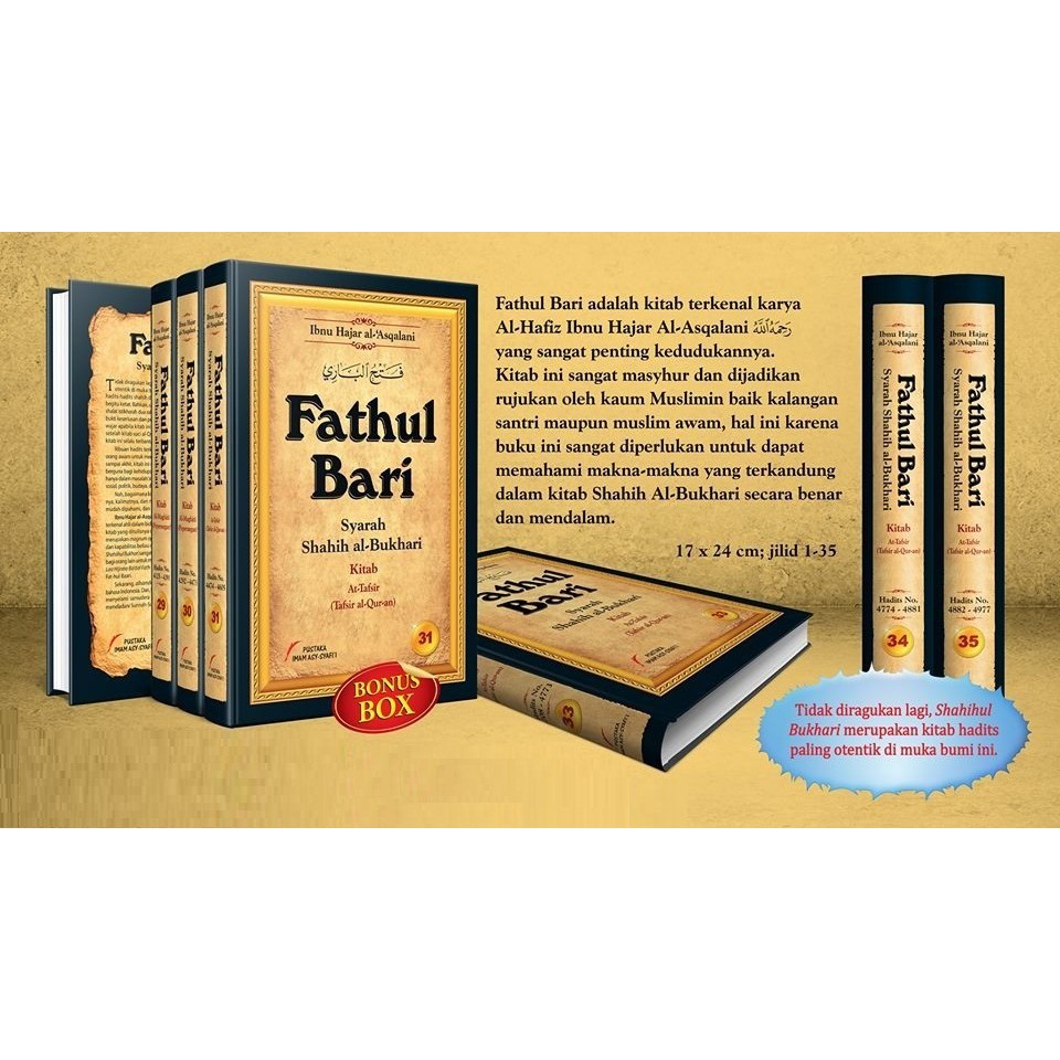 Jual Fathul Bari Syarah Al Bukhari Kitab At-Tafsir Al Quran -Paket 4 ...