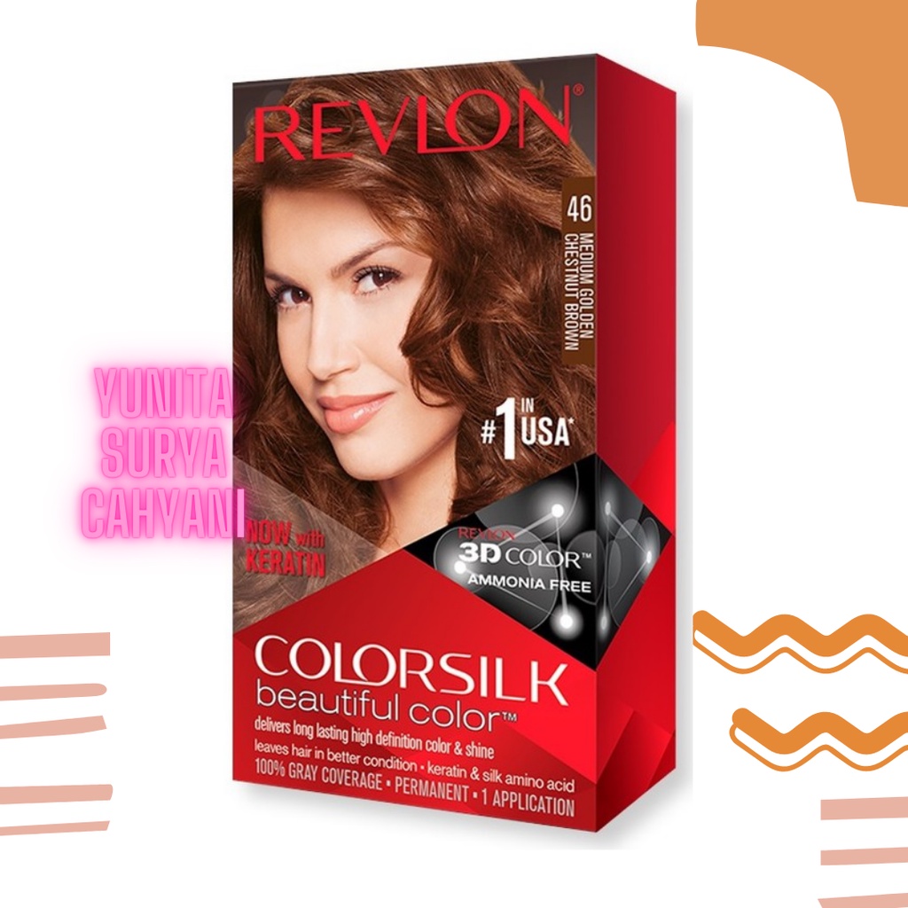 Jual REVLON COLORSILK Hair Color Cat Rambut all variant | Shopee Indonesia