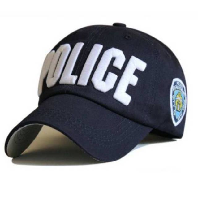 Jual [COD] P2 Topi Police NY New York Polisi Navy Hitam | Shopee Indonesia