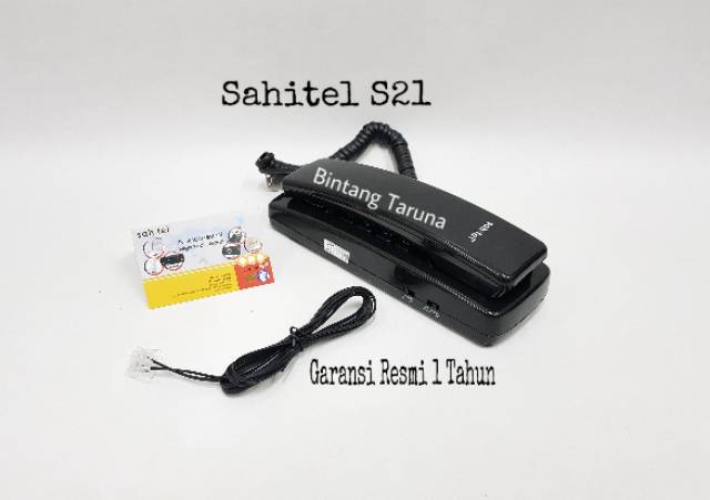 Jual Telepon Kabel Sahitel S21 Cable Phone Sahitel S-21 (Hitam ...