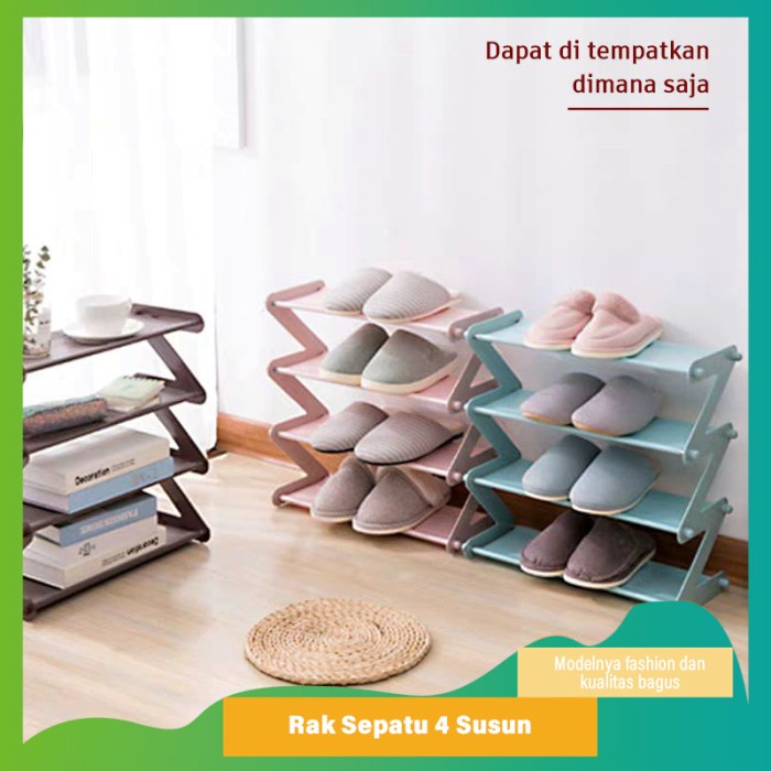 Jual Rak Sepatu Multifungsi Tempat Sepatu Sendal Kualitas Premium Kotak ...