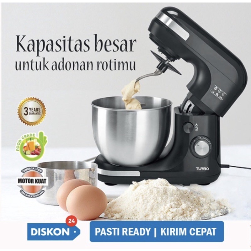 Jual Turbo mixer grande EHM 9595 Stand Mixer Roti Mixer besar 5 liter ...