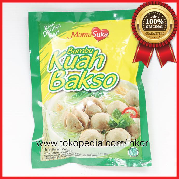 Jual Mamasuka Bumbu Kuah Bakso Rasa Daging Sapi Sachet 250gr Shopee