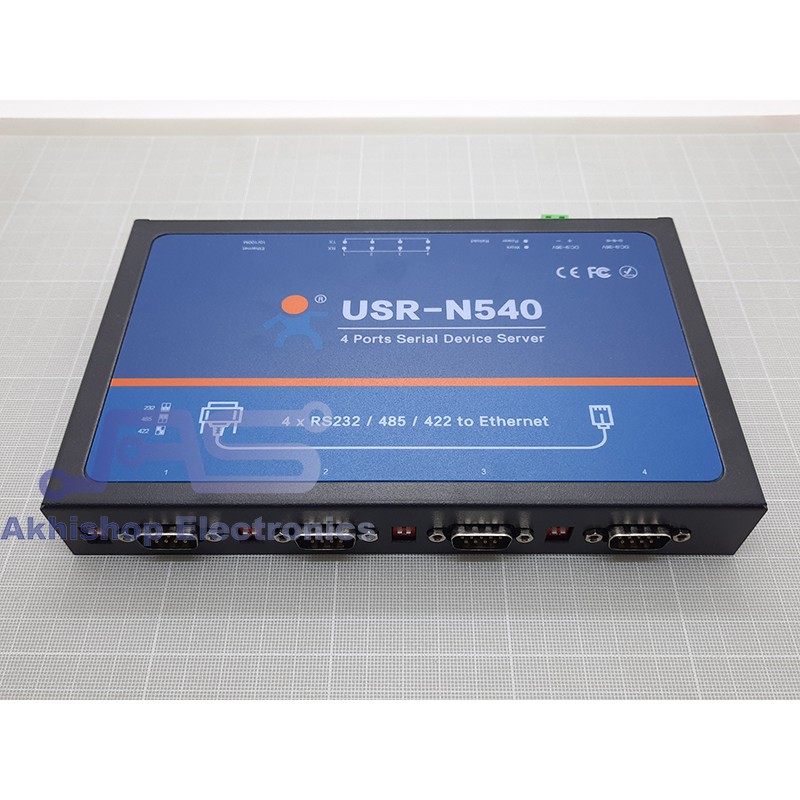 Jual USR-N540 4 Ports Serial to IP Converters RS232 RS485 RS422 to ...