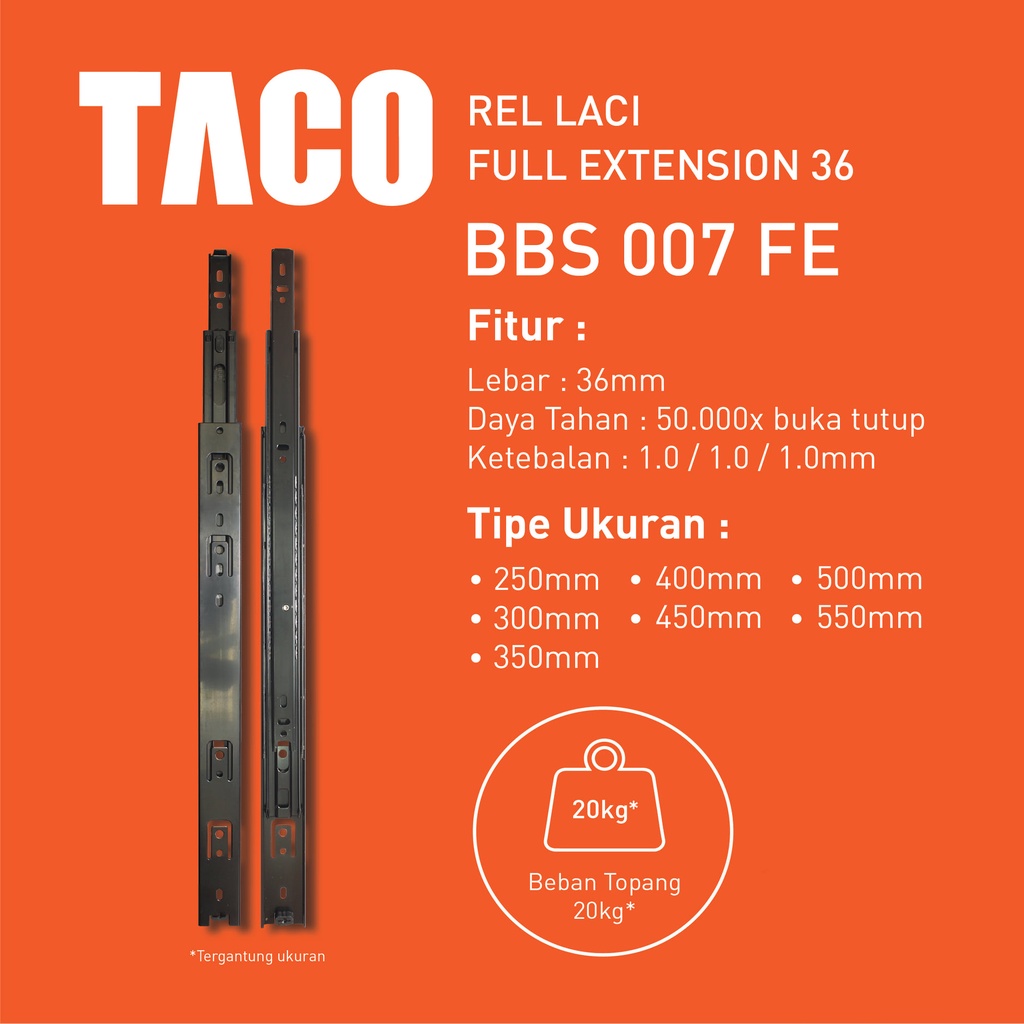 Jual TACO Rel Laci Double Track Standar 25 - 55 cm | Shopee Indonesia
