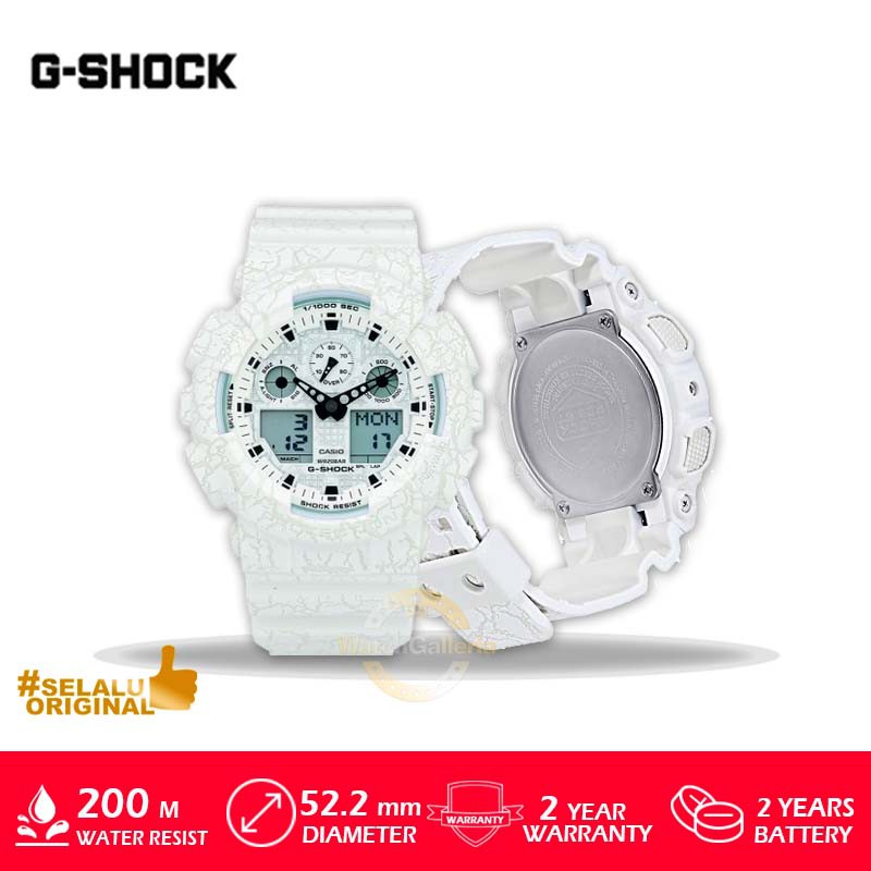 Ga100cg G-SHOCK GA-100CG Cracked Pattern Navy