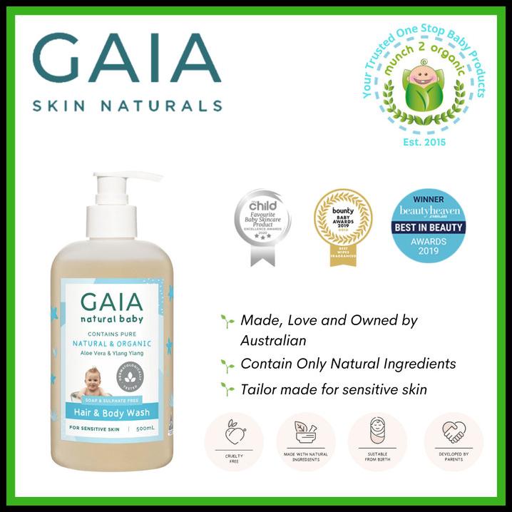 Jual Gaia Natural Baby Hair & Body Wash 500Ml Shopee Indonesia