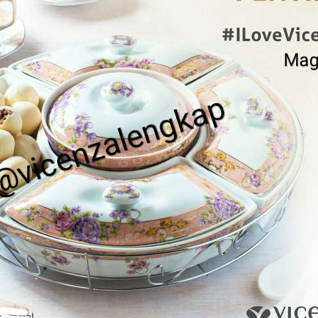 Jual Prasmanan Set Vicenza Dengan Roda Pemutar Ha Shopee Indonesia