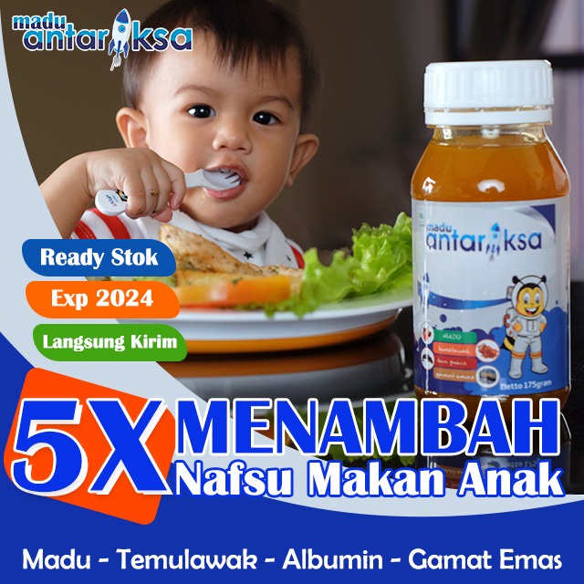 Jual Vitamin penambah nafsu makan anak yang bisa dicampur susu / Madu