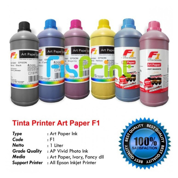 Jual Tinta Refill Printer Epson Art Paper F1 1 Liter 1L ArtPaper Ink ...