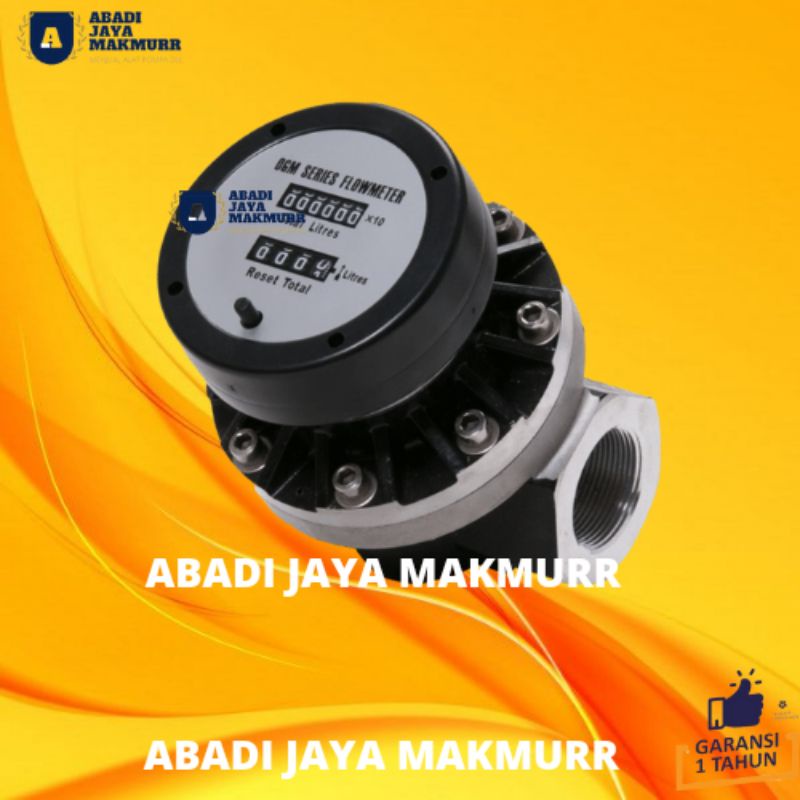Jual Flow meter OGM 2 inch analog OMG-50A aluminium oval gear meter 2 ...