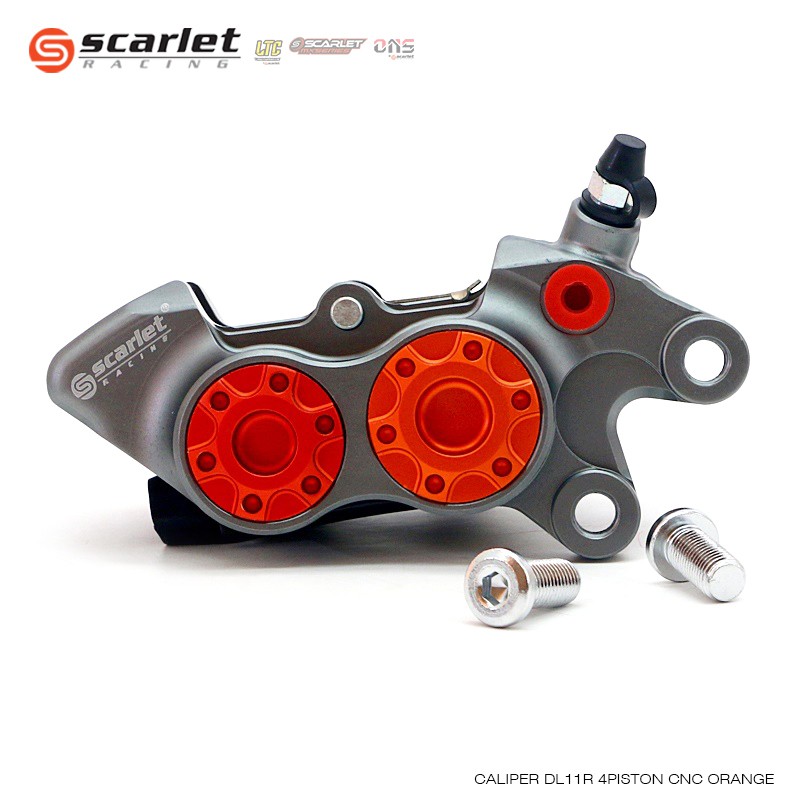 Jual Scarlet Racing - Caliper Kaliper Cakram Motor DL11R 4 Piston CNC ...