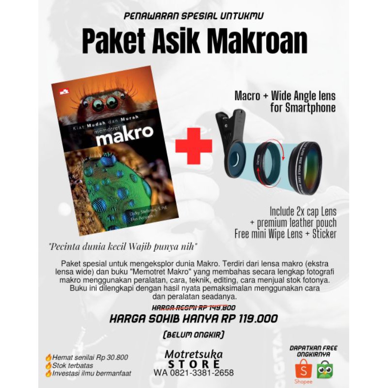 Jual Buku Fotografi Kiat Mudah Dan Murah Memotret Makro | Untuk ...