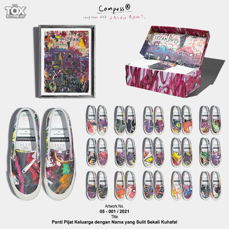 Jual [ORIGINAL] Sepatu Compass X Jason Ranti (LIMITED EDITION) | Shopee ...