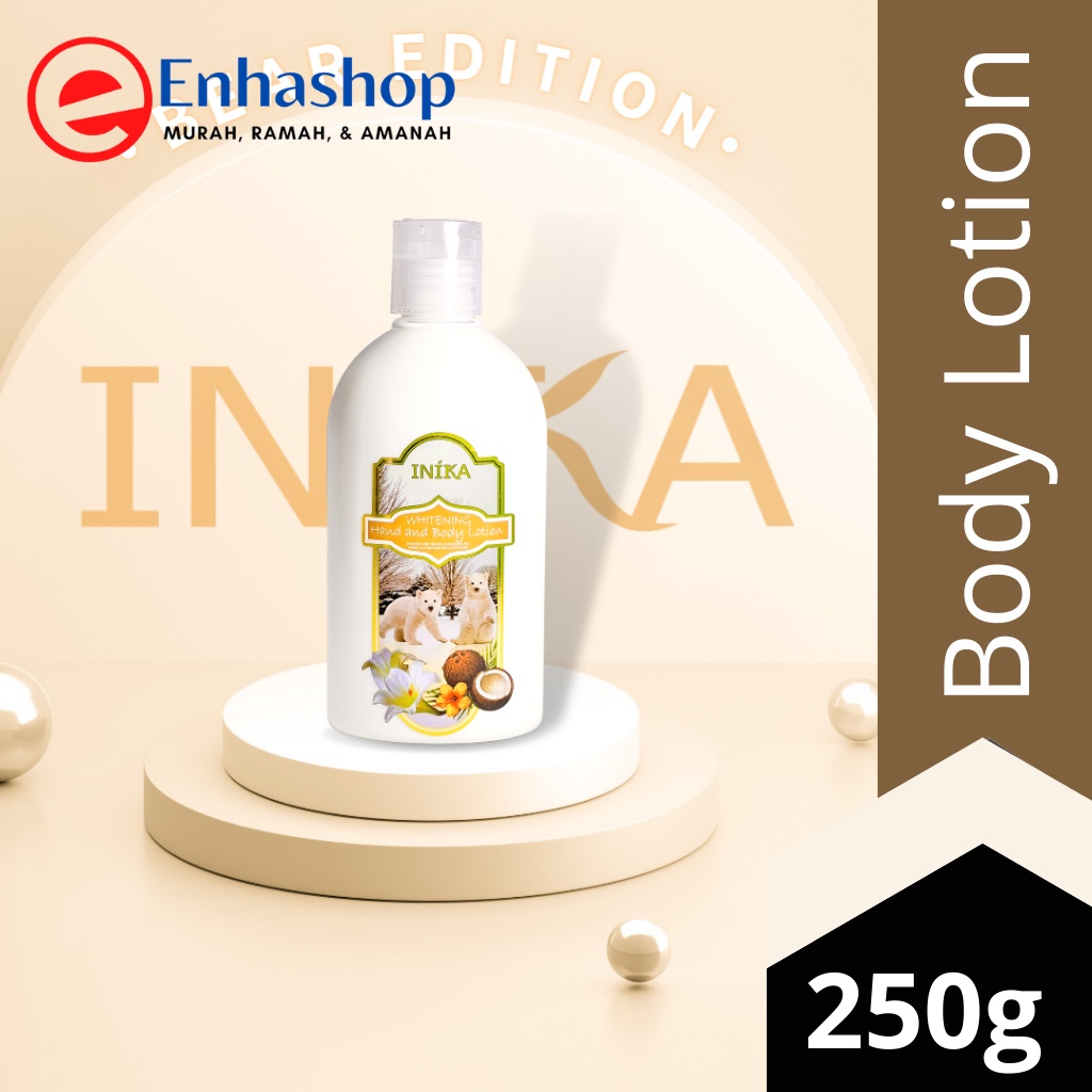 Jual (ORIGINAL) INIKA whitening hand and body lotion (susu beruang ...