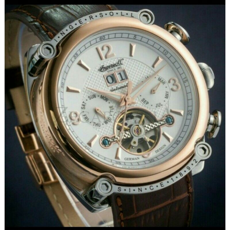 Jam Tangan Pria Automatic INGERSOLL 6907RWH ORIGINAL