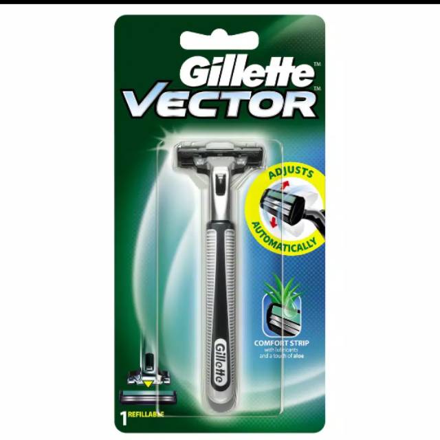 Jual Gillette Vector Razor (isi 1pc) | Shopee Indonesia