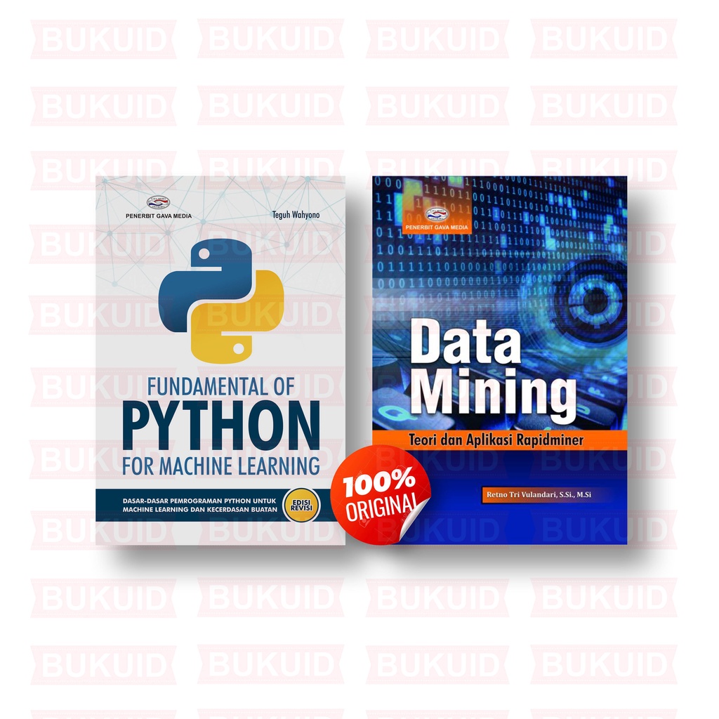 Jual Paket Buku Python Big Data Mining Science For Machine Learning ...