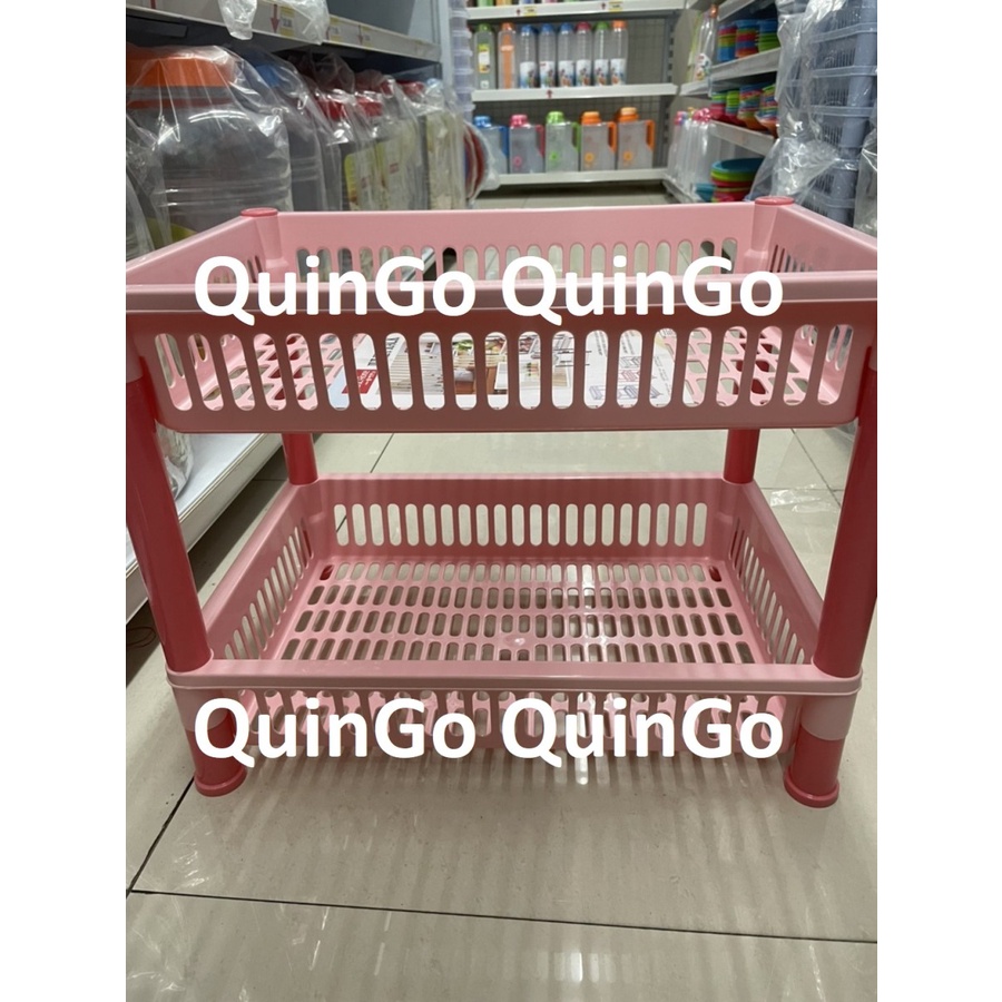Jual Rak Serbaguna Plastik Penyimpanan Makanan Dapur Keranjang Salon ...