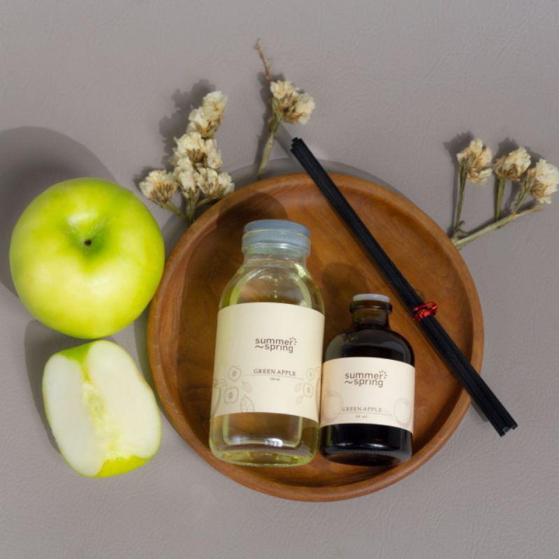 Jual REFILL PENGHARUM RUANGAN REED DIFFUSER AROMA GREEN APPLE | Shopee ...