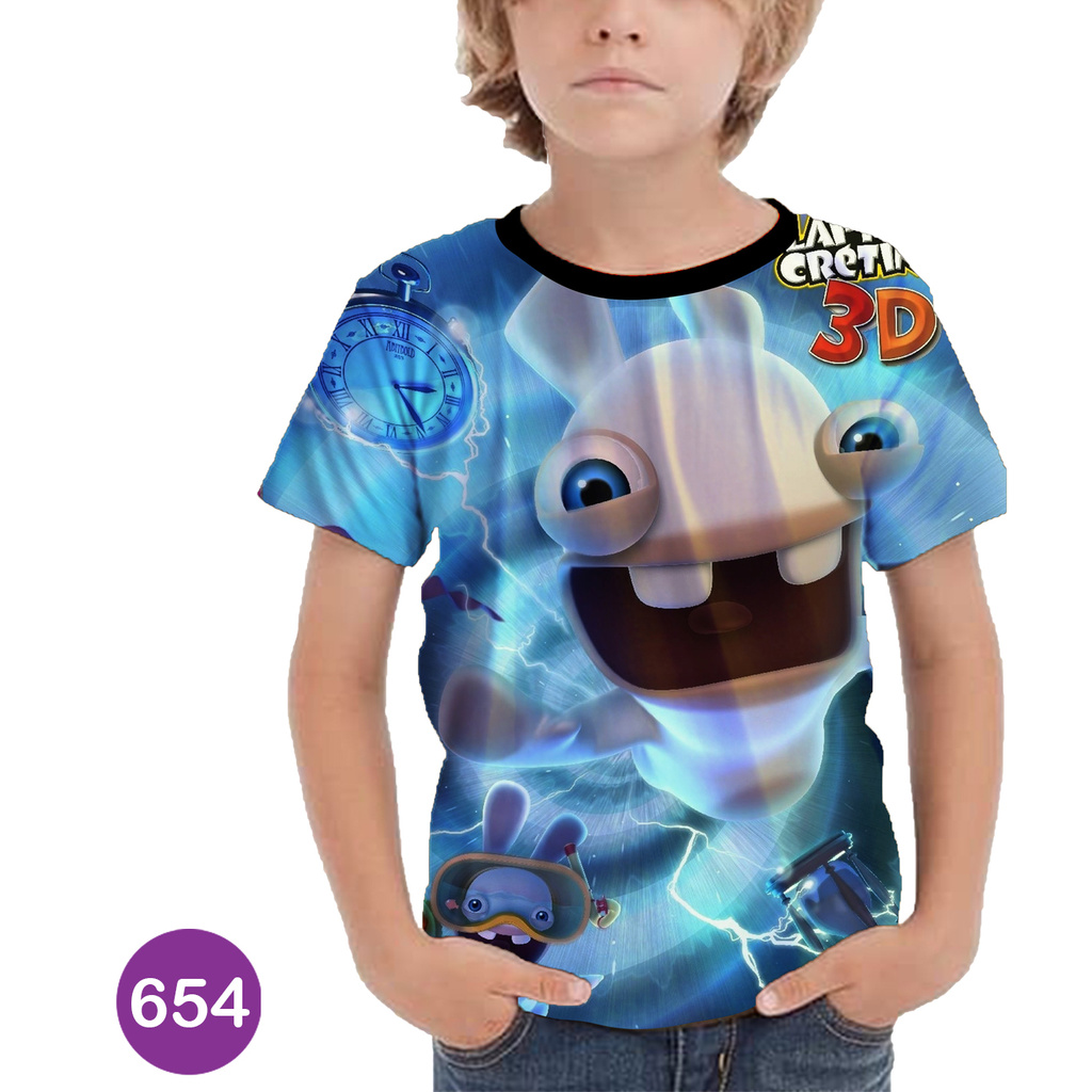 Jual Baju Rabbids Invasion Kaos Anak Laki-laki #COWO-654 | Shopee Indonesia