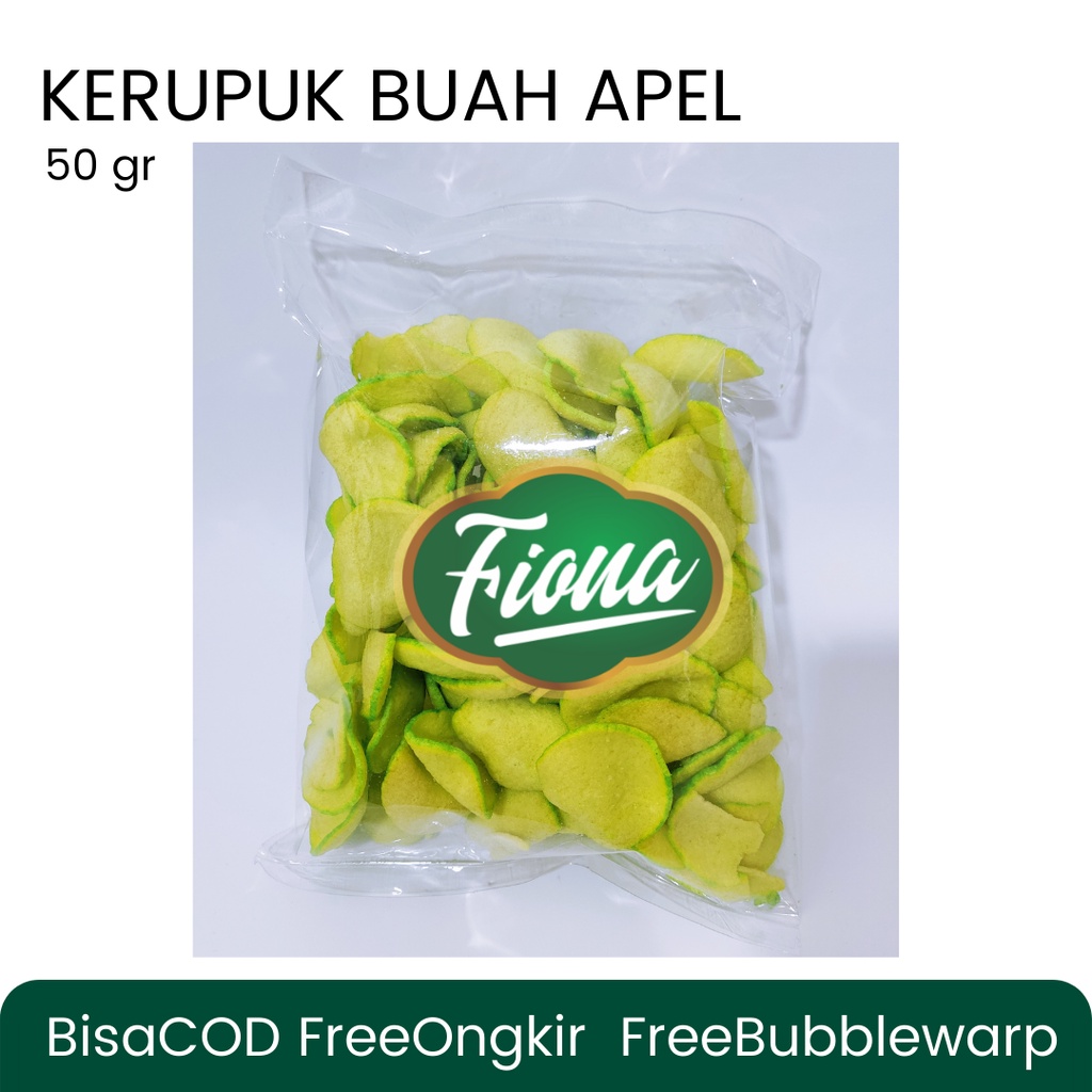 Jual Fiona Keripik Buah Dan Sayur Apel Nangka Okra Rambutan Paprika