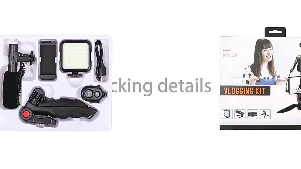 Jual Paket Vlogging Set Mic LED Tripod Video Recording Livestreaming ...