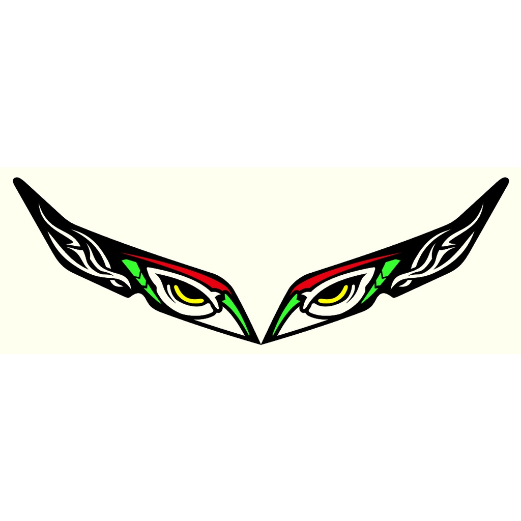 Jual Sticker Stiker Lampu Mata Elang R15 V3 / Sticker Lampu R15 V3 ...