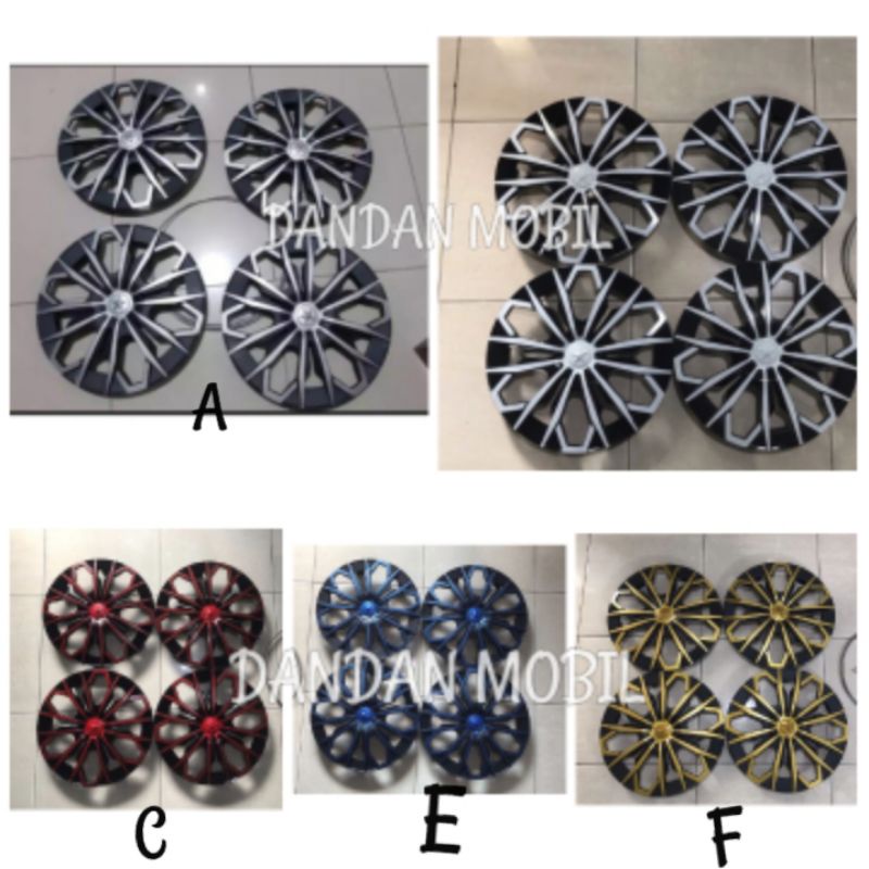 Jual dop roda ring 13 tutup velg mobil universal type A | Shopee Indonesia