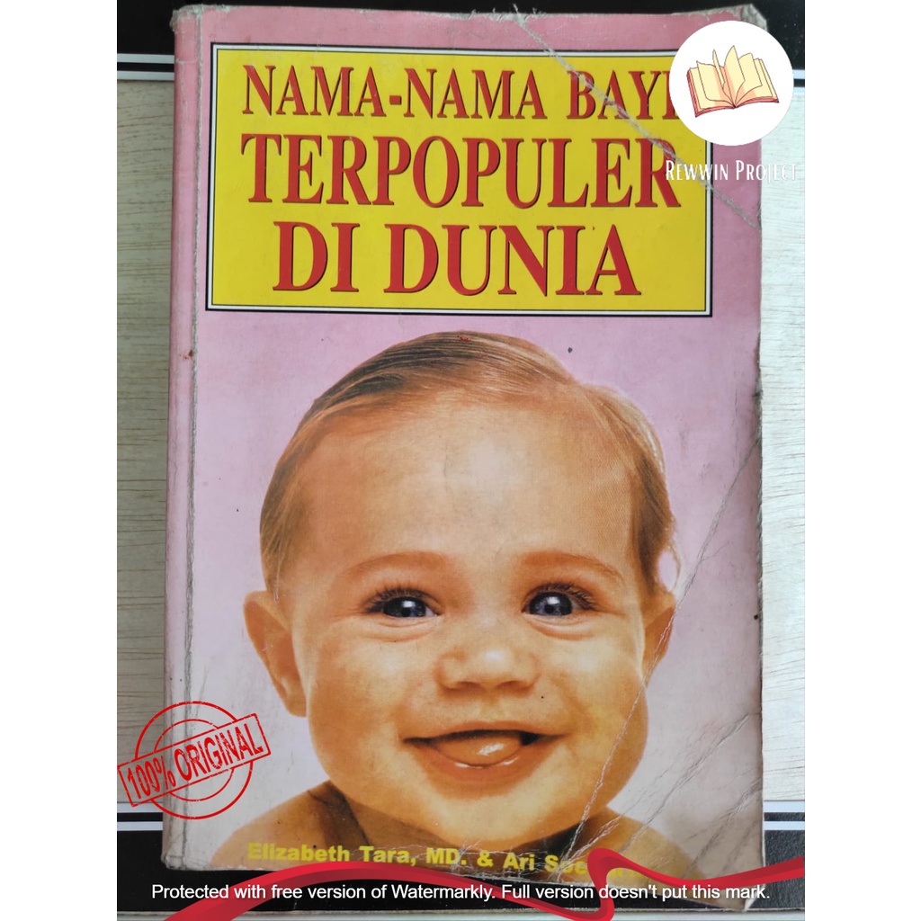 Jual Original - Nama Nama Bayi Terpopuler Di Dunia - Elizabeth Tara Dkk ...