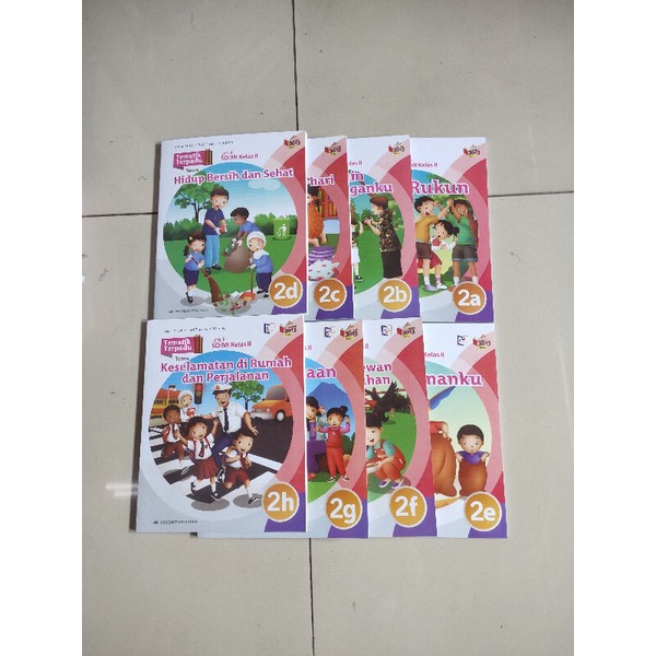 Jual buku baru paket set tematik terpadu kelas 2 SD k13 Erlangga ...