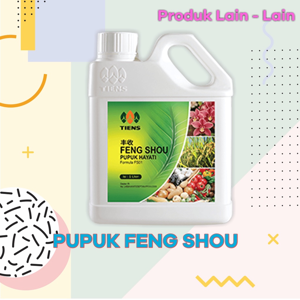 Jual Pupuk Tiens Organik Hayati Feng Shou / Pupuk Feng Shou Menyuburkan ...