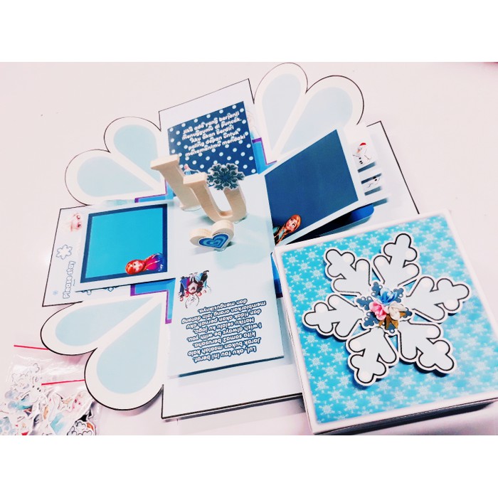 Jual Explosion box Exploding box Frozen | Shopee Indonesia